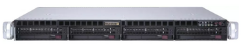 Платформа Supermicro 1U SYS-6019P-MTR, До двух процессоров Intel Xeon Scalable, DDR4, 4x3,5" HDD SATA, 2x1000Base-T - CNSS