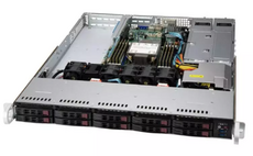Платформа Supermicro 1U SYS-110P-WTR, До одного процессора Intel Xeon Scalable, DDR4, 10x2,5" HDD SATA, 2x10GBase-T - CNSS