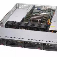 Платформа Supermicro 1U AS-1014S-WTRT, Один процессор AMD Epyc 7002, DDR4, 4x3,5" HDD SATA, 2x10GBase-T - CNSS