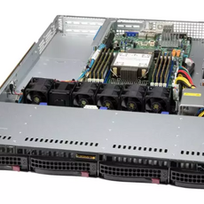 Платформа Supermicro 1U SYS-5019P-WTR, один процессор Inte l Xeon Scalable, DDR4, 4x3,5" HDD SATA, 2x10Gb Base-T - CNSS