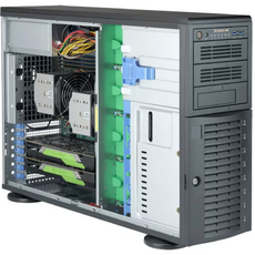 Платформа Supermicro 4U SYS-7049A-T, до двух процессоров Intel Xeon Scalable, DDR4, 8x3,5" HDD SATA, 2x1000Base-T, до двух графических ускорителей - CNSS