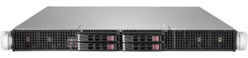Платформа Supermicro 1U SYS-1029GP-TR, до двух процессоров Intel Scalable, DDR4, 4x2,5" HDD SATA, 2 порта 1000Base-T, до трех графических ускорителей - CNSS