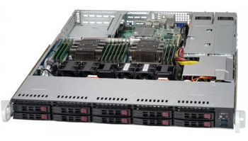Платформа Supermicro 1U SYS-1029P-WTRT, Два процессора Intel Xeon Scalable, DDR4, 10x2,5" HDD SATA, 2x10GBase-T - CNSS