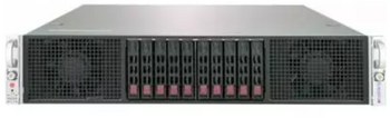 Платформа Supermicro 2U 2029GP-TR, до двух процессоров Intel Scalable, DDR4, 10x2,5" HDD SATA, 2 порта 1000Base-T, до шести графических ускорителей - CNSS